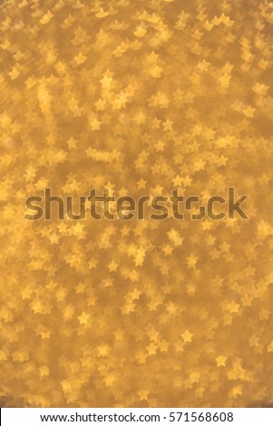 Star bokeh background. Holiday texture and design.