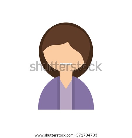 people woman free icon image design, vector illustration