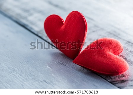 Valentines day, love and sweetest concept. Loving yourself with copy space for text.
 Royalty-Free Stock Photo #571708618