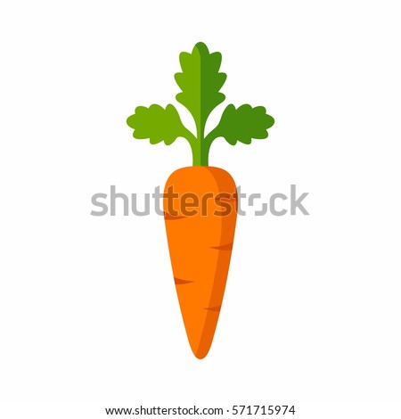 Carrot icon Royalty-Free Stock Photo #571715974