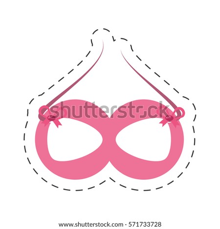 party mask icon image, vector illustration design