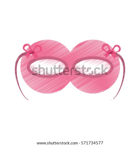 party mask icon image, vector illustration design