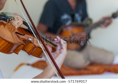Violinist's practice