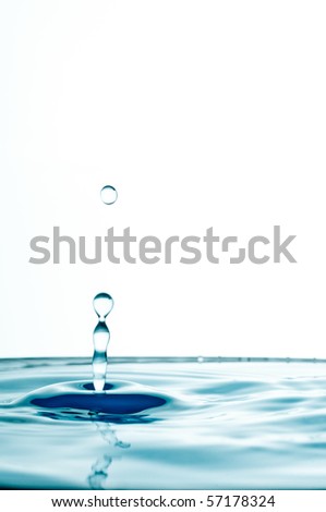fresh clean water splash. macro
