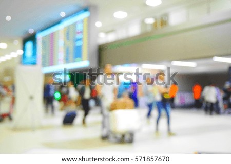 Blurred  background abstract and can be illustration to article of people in international airport