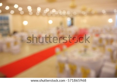 Picture blurred  for background abstract and can be illustration to article of wedding party
