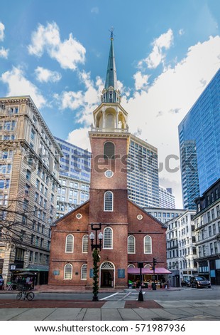 Old South Meeting House - Boston, Massachusetts, USA