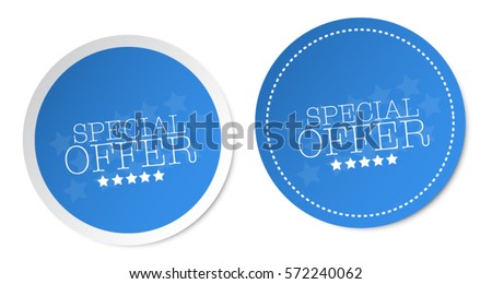 Special Offer Stickers Royalty-Free Stock Photo #572240062