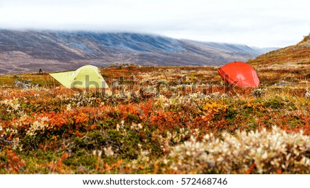 Tents in Autumn
