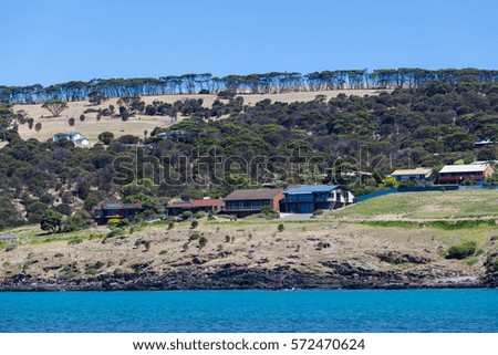 Rural houses on Kangaroo Island, South Australia