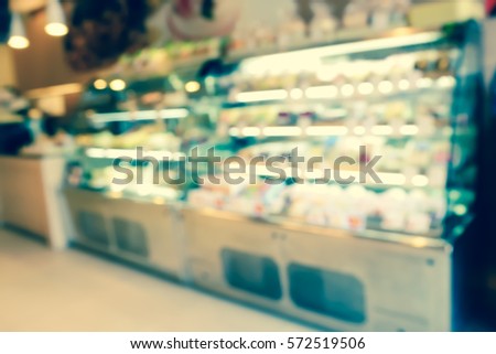Picture blurred  for background abstract and can be illustration to article of people shopping in shop