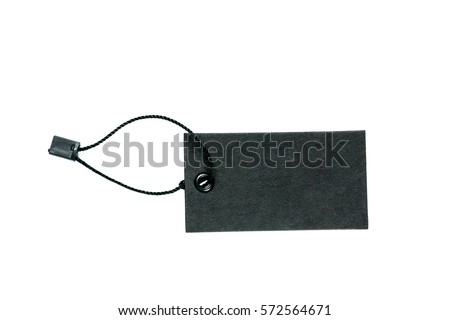 price tag clothing isolate on white background