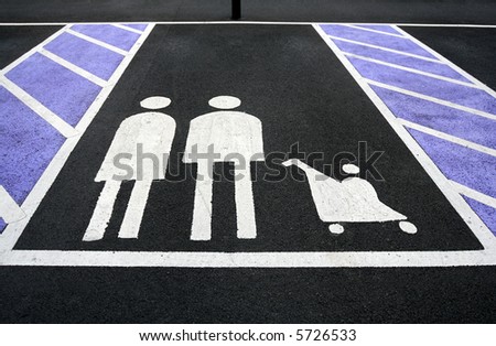 Familys welcome, Parking Bay outside Supermarket