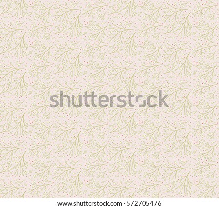 Branch seamless pattern for fabric
