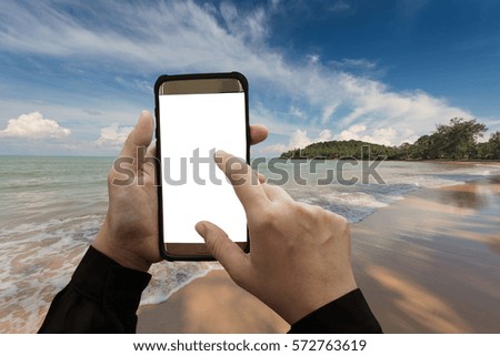 mobile  sea background