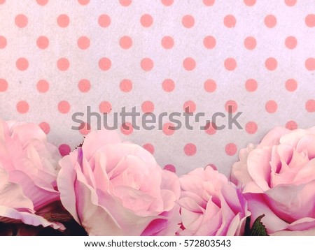 space copy background with flowers bouquet decorate