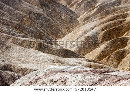 Death valley,  an arid landscape California, USA