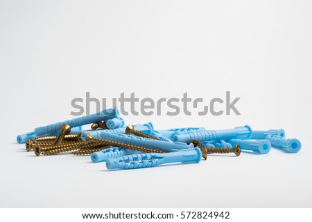 Pile of screws and anchors