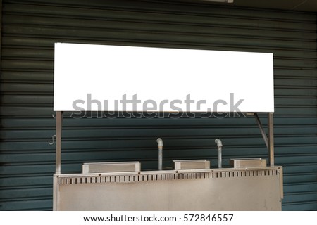 Street, Banner - Sign, Lighting Equipment, Billboard, Advertisement,Large blank billboard on a street wall,  banners with room to add your own text