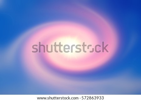 Abstract artistic  background of twirl vibrant blue sky colors