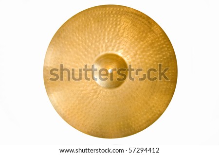 Drum conceptual image. Picture of cymbal. Royalty-Free Stock Photo #57294412