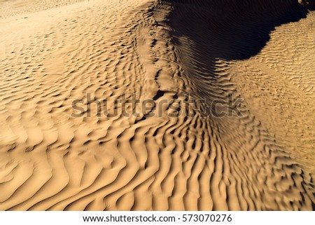 Brown color. Natural texture and background of the desert. Sand patterns