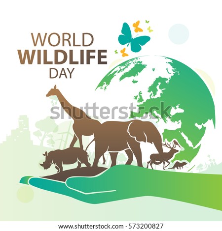 World Wildlife Day, March 3 Royalty-Free Stock Photo #573200827