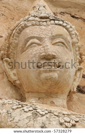 Ancient clay art in the Jedyod temple