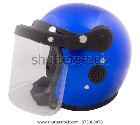 motorcycle helmet on a white background