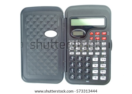 Calculator isolated 