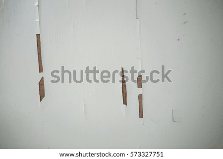 Plywood wall