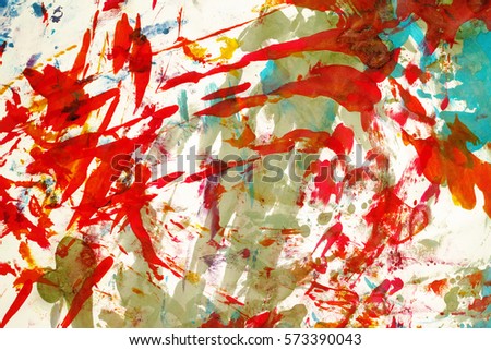 Colorful ink on a white background. Abstract vibrant art photos.