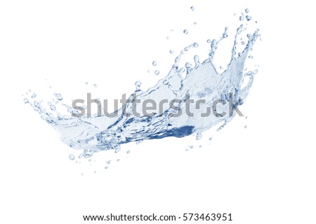  water splash isolated on white background,water