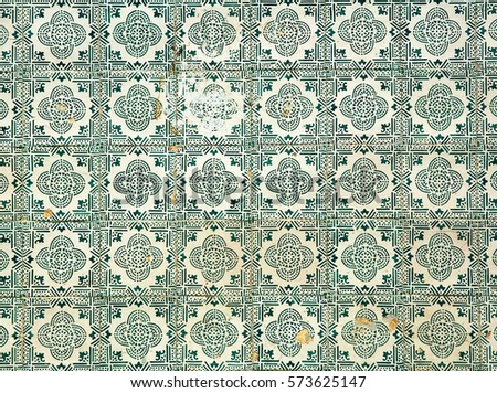 background of old ceramic tiles