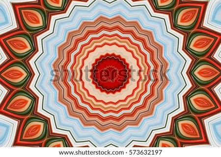 pattern consisting of colored mandala. floral illustration. for design, wallpaper, fabric, print