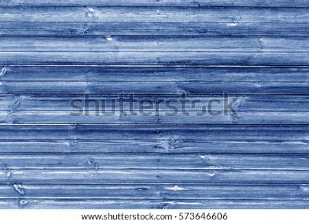 Blue color wooden wall texture. Architectural background.