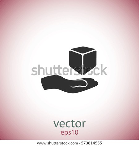 Box icon, vector logo
