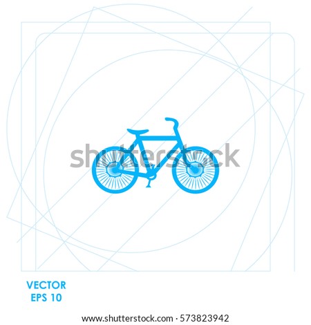 Bicycle  icon. Vector design.