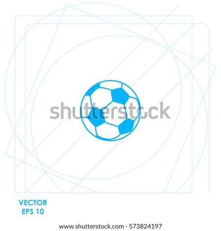 Football  icon. Vector design.