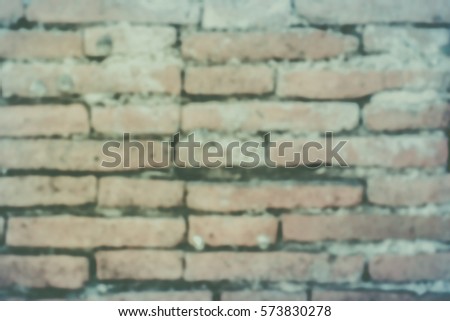 Blurred abstract background of brick wall