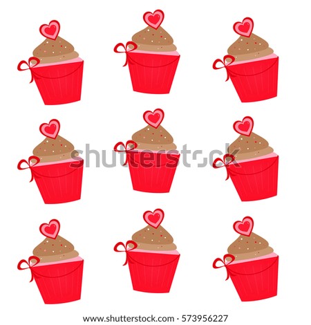 Cupcakes - chocolate cherry