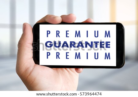 Guarantee Standard Quality investor businessman Assurance