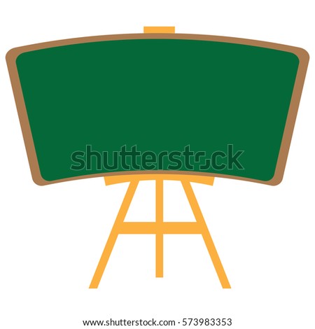 Isolated chalkboard on a white background, Vector illustration