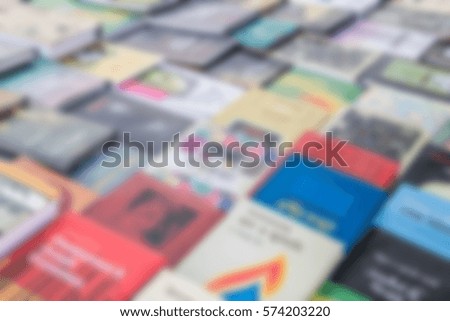 blur books background 