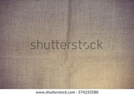 Sackcloth woven texture pattern background light cream yellow beige earth color tone: Eco friendly raw organic flax sack cloth fabric textile backdrop: Bag rope thread detailed textured burlap canvas.