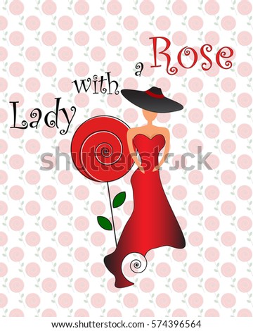 Lady with a Rose