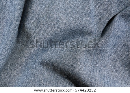 Blue color denim cloth texture. Abstract background and texture for design