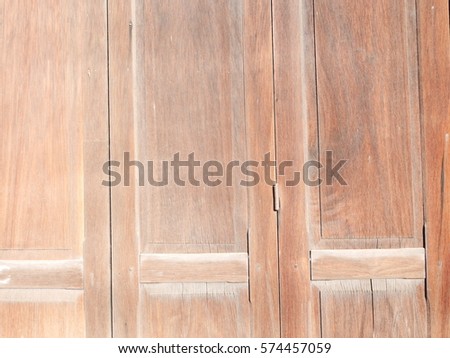 Background wood door