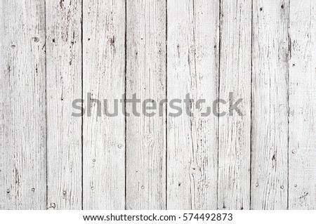 white wood texture background. old wood planks painted with white color Royalty-Free Stock Photo #574492873