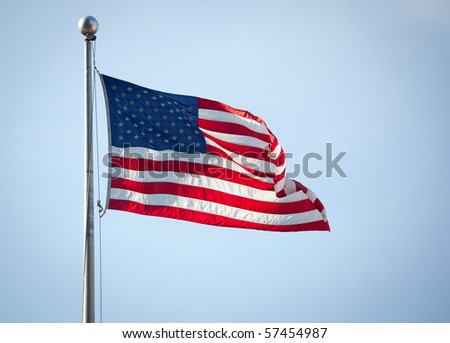 USA flag Stripes and stars